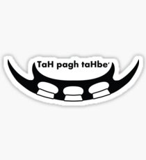 hamlet in klingon Sticker