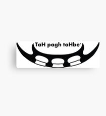 hamlet in klingon Canvas Print