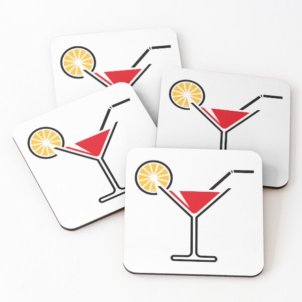 Item preview, Cocktail Glass / Martini Glass (Red / 3C) designed and sold by Roderix.
