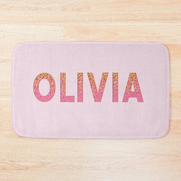 Item preview, Olivia Name Pink Gold designed and sold by Jeallan Designs.