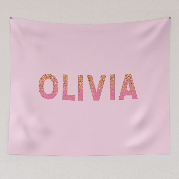 Artikelvorschau, Olivia Name Rosa Gold entworfen und verkauft von Jeallan Designs.