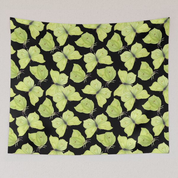Item preview, Common Brimstone. Naturalistic art. Folded wings designed and sold by paintingbetween.