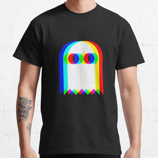 Item preview, Ghost Trippy Halloween Techno Rave EDM Music Party T-Shirt Regular Print designed and sold by icraigle.