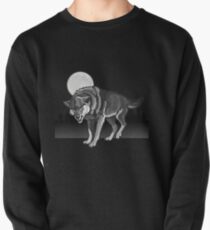 Wolf in the Wild Moon Pullover