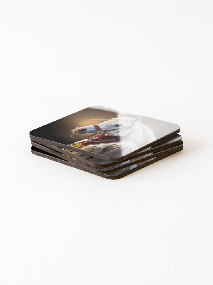 Thumbnail 4 of 5, Coasters (Set of 4), Pale Rider designed and sold by PictureFactory.