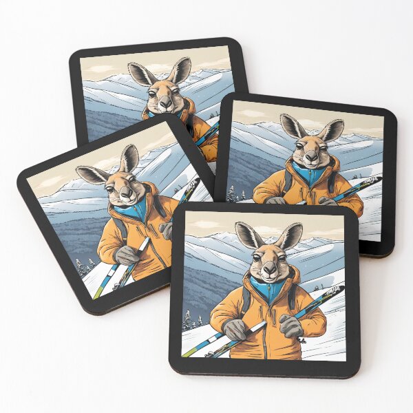 Item preview, Australian Kangaroo Skier designed and sold by sydney-syder.