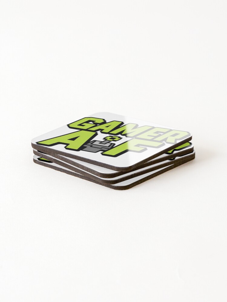 Thumbnail 4 of 5, Coasters (Set of 4), Gamer A*F designed and sold by R3FDesign.