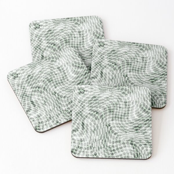 Item preview, Green wavy circles with texture - AA0068B designed and sold by LionsHut.