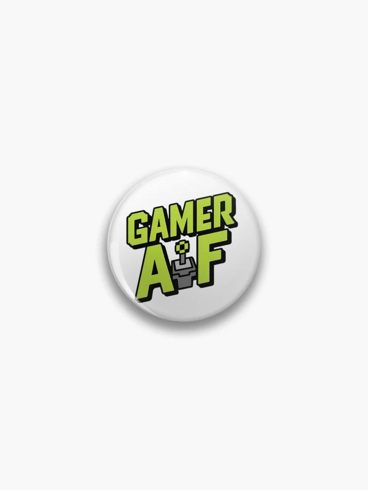 Thumbnail 1 von 3, Button, Gamer A*F designt und verkauft von R3FDesign.