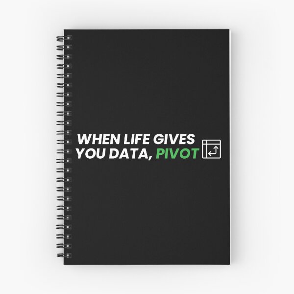 Item preview, When life gives you data, pivot designed and sold by T&C Finesse.