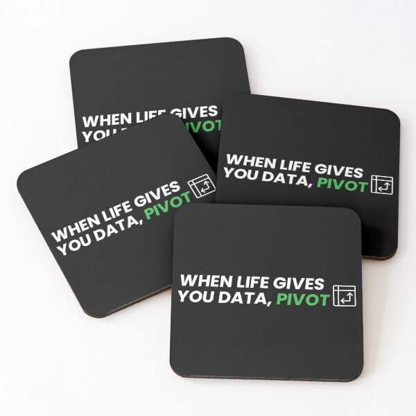 Item preview, When life gives you data, pivot designed and sold by T&C Finesse.