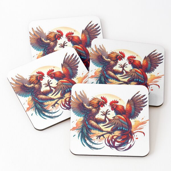 Item preview, Fierce Rooster Battle designed and sold by Jeffyshop389.