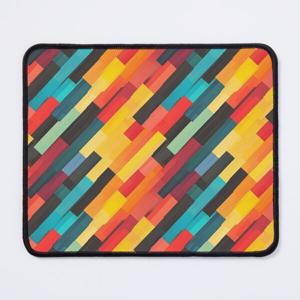Item preview, Vibrant Abstract Geometric Colour Blocks Pattern designed and sold by InkInduldge.