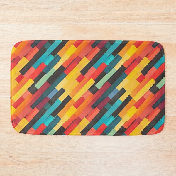 Item preview, Vibrant Abstract Geometric Colour Blocks Pattern designed and sold by InkInduldge.