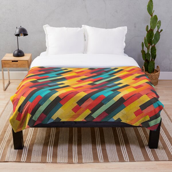 Item preview, Vibrant Abstract Geometric Colour Blocks Pattern designed and sold by InkInduldge.