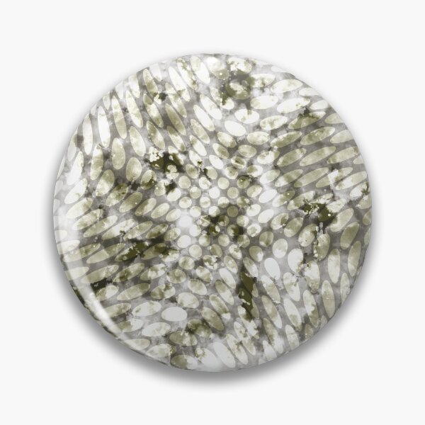 Item preview, Gray green wavy circles with texture - AA0068C designed and sold by LionsHut.