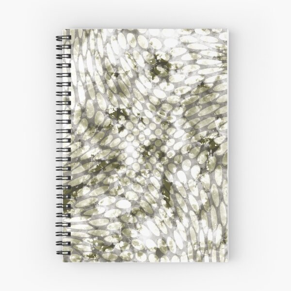 Item preview, Gray green wavy circles with texture - AA0068C designed and sold by LionsHut.