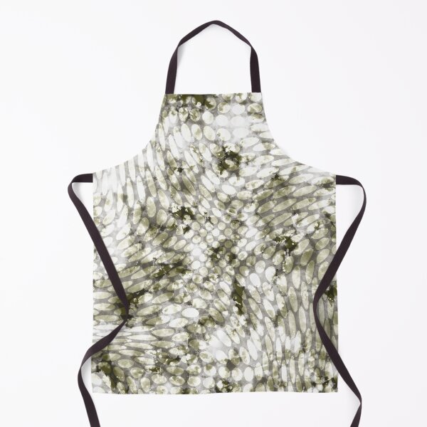 Item preview, Gray green wavy circles with texture - AA0068C designed and sold by LionsHut.