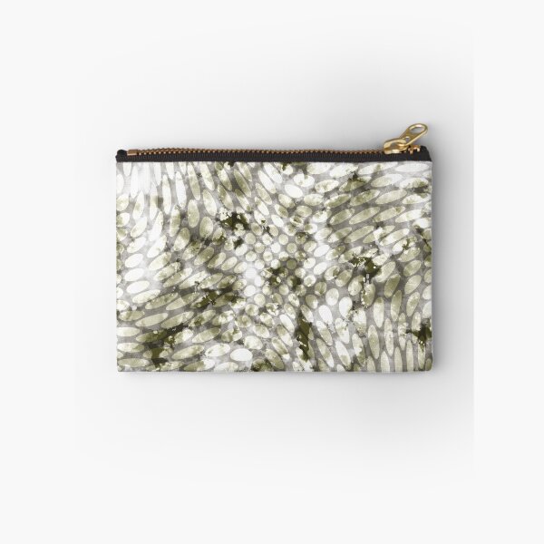 Item preview, Gray green wavy circles with texture - AA0068C designed and sold by LionsHut.