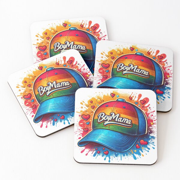 Item preview, Boy Mama, Colorful Cap designed and sold by deniz kaya.