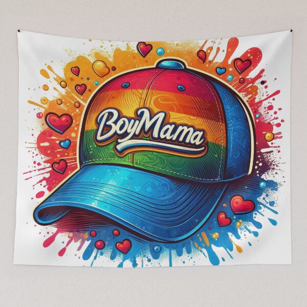 Item preview, Boy Mama, Colorful Cap designed and sold by deniz kaya.