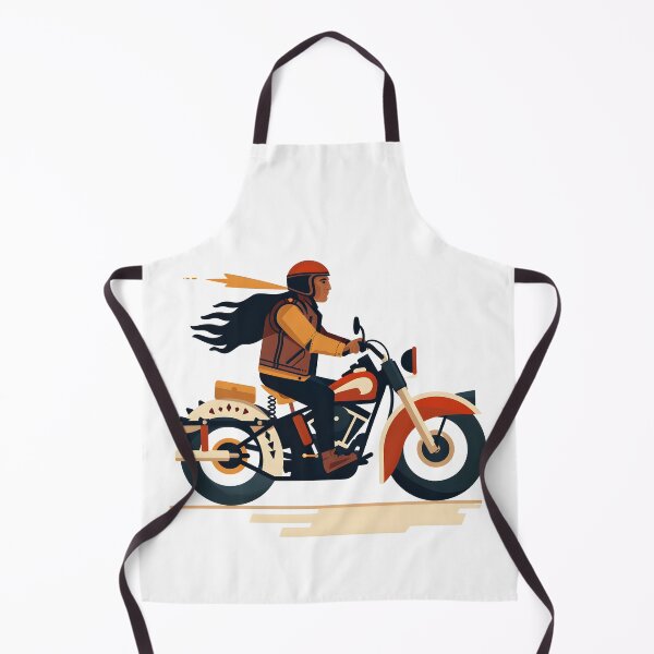 Item preview, rider character riding motorcycle, vintage designed and sold by wonderisland.