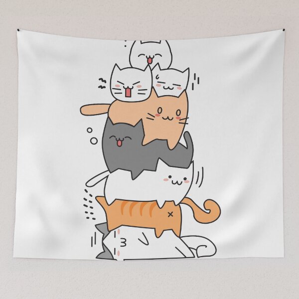 Item preview, CUTE CATS designed and sold by minimal-store98.