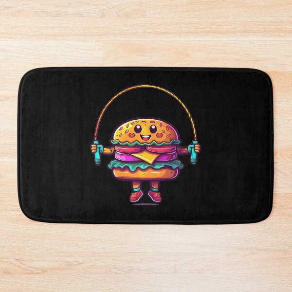 Item preview, Burger Jumping Rope designed and sold by 100Sunsets.
