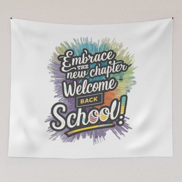 Item preview, Embrace the new chapter welcome back school  designed and sold by Coollzone.