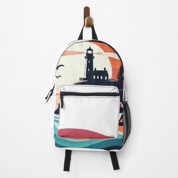 Item preview, Sunset Lighthouse Coastal Art designed and sold by sadman73.