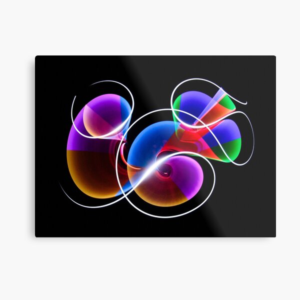 LED Umbrella Metal Print