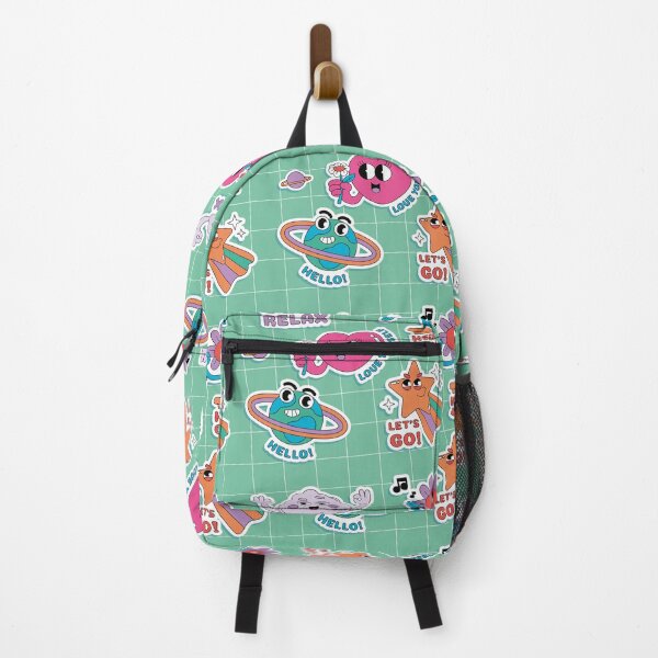 Item preview, colorful 90s pattern, funny cartoons designed and sold by Mauswohn.