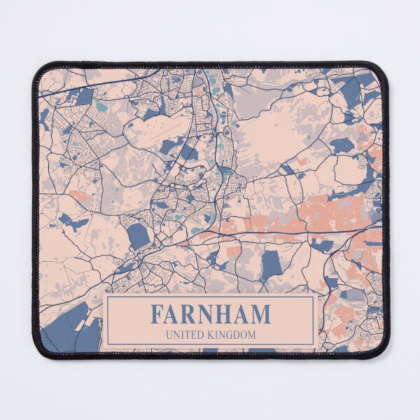 Item preview, Farnham City Map designed and sold by Peek-Designs.