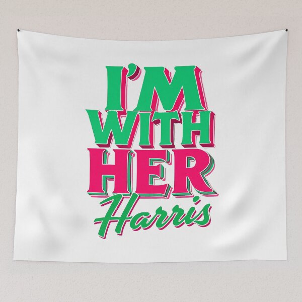 Item preview, I'm With Her Harris Vote For 2024 President Kamala-Harris designed and sold by Mosaic-97.
