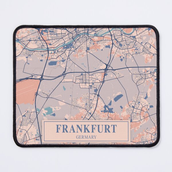 Item preview, Frankfurt City Map designed and sold by Peek-Designs.