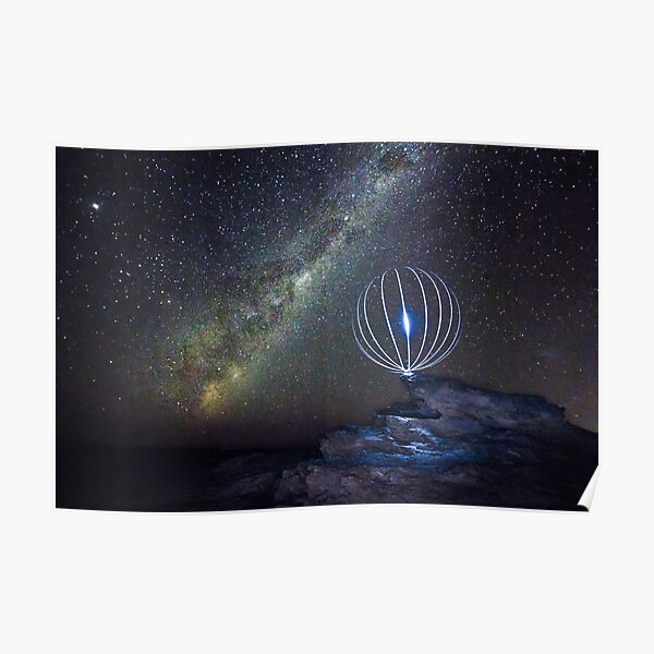Milky Way Orb Poster