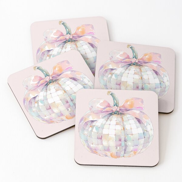 Item preview, Pastel Disco Ball Pumpkin – Glamorous Fall Decor designed and sold by PawfectArtforu.