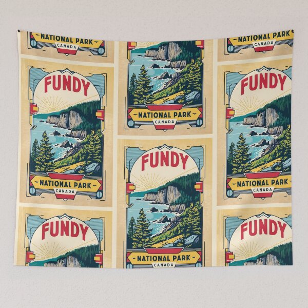 Item preview, Fundy National Park Canada Vintage Travel Tourism  designed and sold by TravelersGems.
