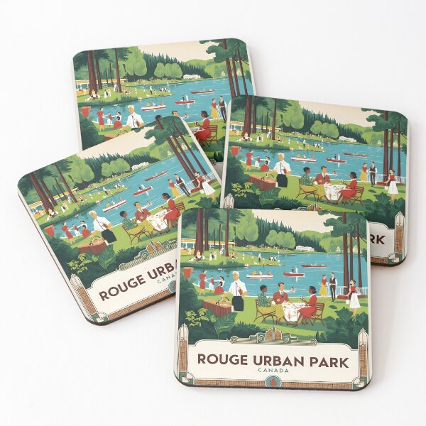 Item preview, Rouge Urban Park Canada Vintage Travel Tourism  designed and sold by TravelersGems.