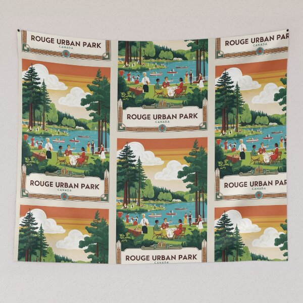 Item preview, Rouge Urban Park Canada Vintage Travel Tourism  designed and sold by TravelersGems.