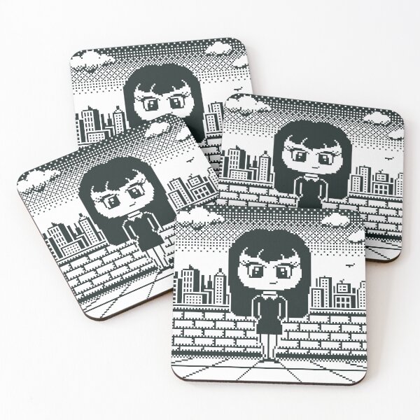 Item preview, 1 Bit School Girl - Pixel Art designed and sold by Retroperks.