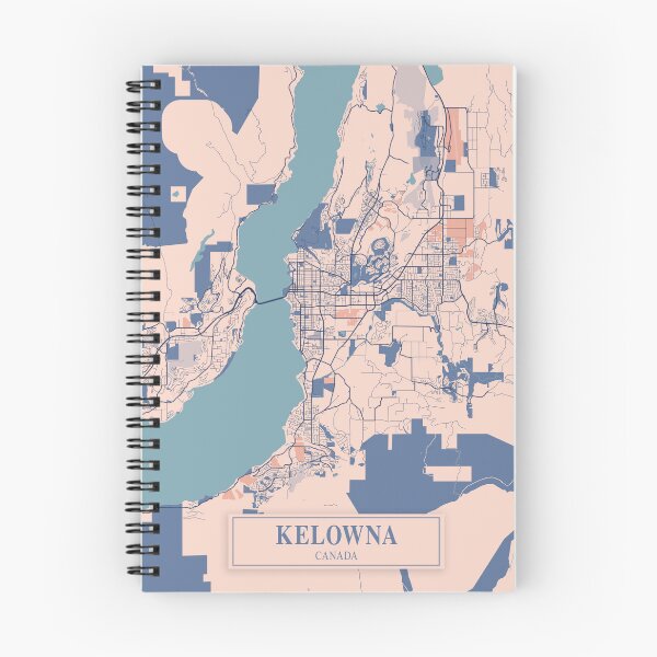 Item preview, Kelowna City Map designed and sold by Peek-Designs.