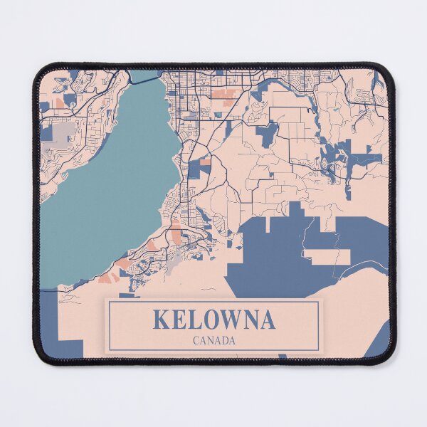 Item preview, Kelowna City Map designed and sold by Peek-Designs.