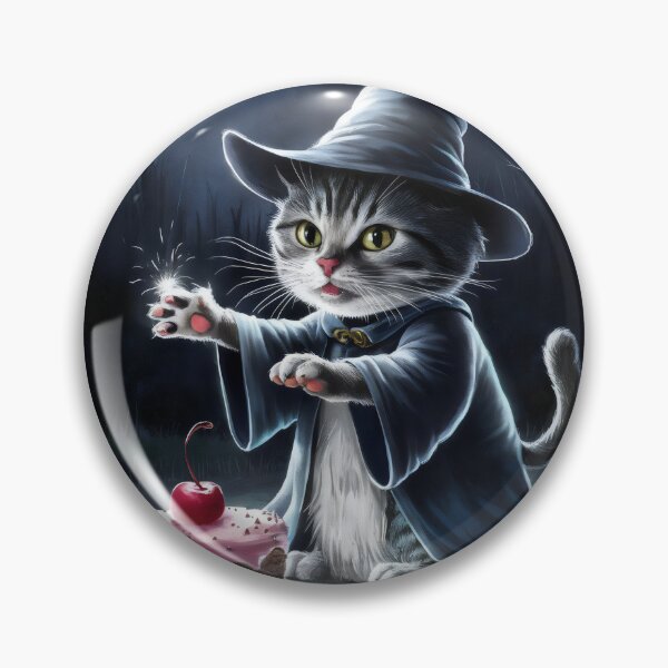 Item preview, Wizard cat. designed and sold by MyHappyArtShop.