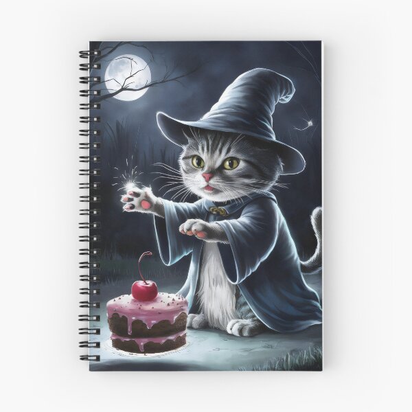 Item preview, Wizard cat. designed and sold by MyHappyArtShop.