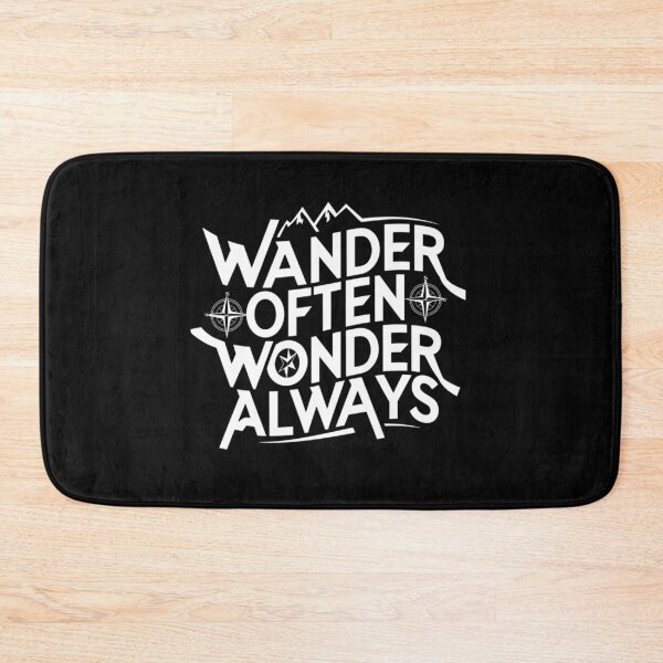Item preview, Adventure and Travel : "Wander Often, Wonder Always" designed and sold by deluxedigital1.