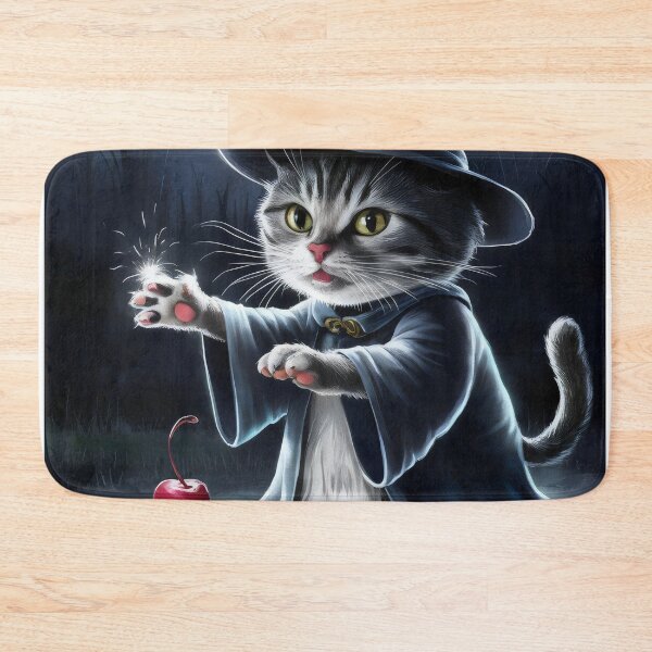 Item preview, Wizard cat. designed and sold by MyHappyArtShop.