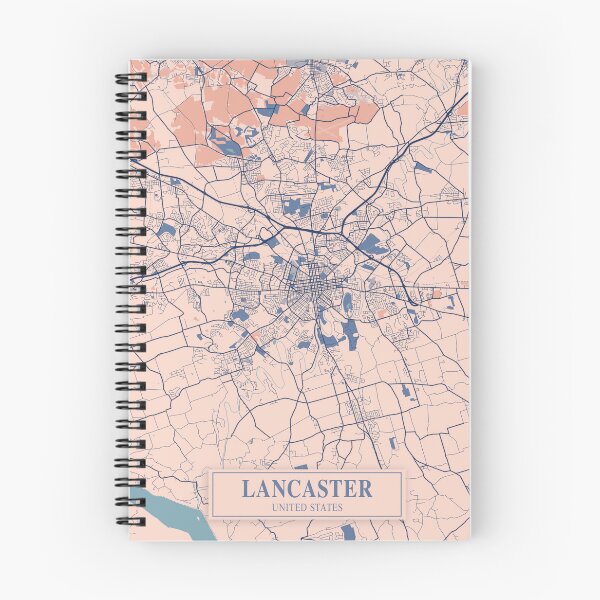 Item preview, Mapa de la ciudad de Lancaster designed and sold by Peek-Designs.