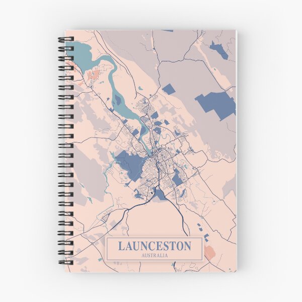 Item preview, Launceston City Map designed and sold by Peek-Designs.