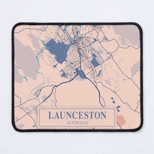 Item preview, Launceston City Map designed and sold by Peek-Designs.